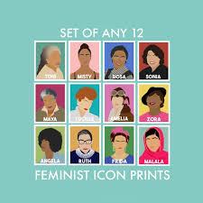 Set Of Any 12 Feminist Icon Prints