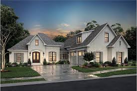 European Style Ranch Home Plan 3 Bed