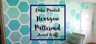 How To Paint A Hexagon Patterned Wall