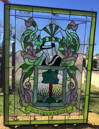 Coat Of Arms Stained Glass Window Panel