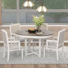 Oval Mdf Top Dining Table Set Seats