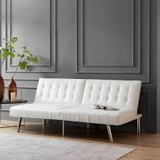 Modern Rectangle Sofa In White 70098hd