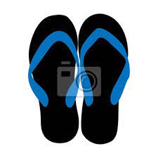 Flip Flop And Slippers Isolated Icon
