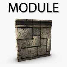 Models A Stone Wall 3d Model