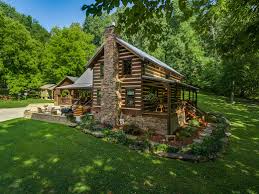 Mountain Stream Log Timber Homes