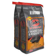 Twin Pack Charcoal Briquettes