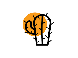 Cactus Icon Cactus Drawing Logo