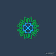 Nature Flower Logo Design Icon Symbol