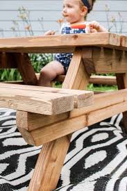 Diy Kids Picnic Table Plans Build For