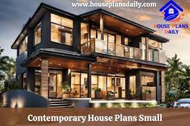Contemporary House Plans Small House
