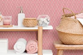 Pink Tiles Decorating With Barbie Pink