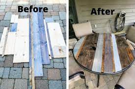 Diy Patio Table Top Fixing A Broken