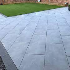 Storm Grey Porcelain Paving 1200x600