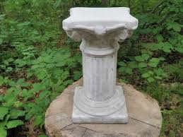 8 1 2 Tall Cement Pedestal Stand Garden