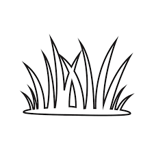 Grass Icon Vector Template Flat