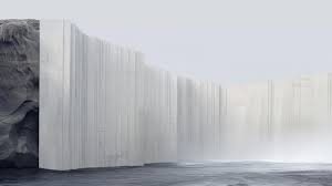 Minimalist Waterfall Wall