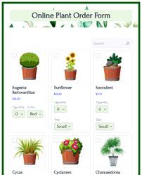 Plant Order Form Template Jotform