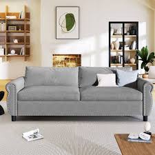 Queen Size Polyester Sleeper Sofa Bed