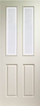 Victorian Forbes Glass Hardwood Doors