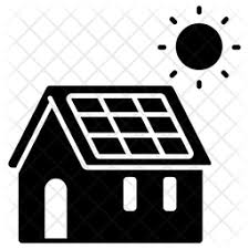 Solar House Icon Free Nature