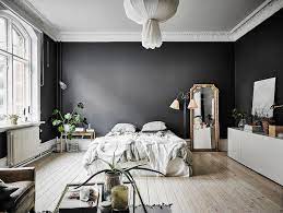 A Dramatic Swedish Space With Black Walls