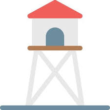 Watchtower Icon Vector Ilration