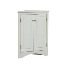 Yofe Gray Triangle Accent Cabinet With
