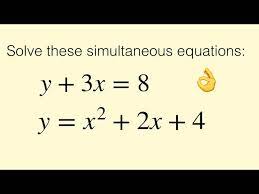 Solving Quadratic Simultaneous