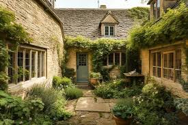 Old Countryside Cottage And Garden