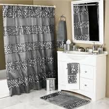 Silver Gray Grey Sequin Glam Shower