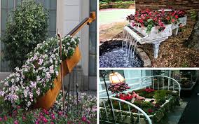 Fairytale Garden With Old Furniture