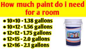 How Much Paint Do I Need For A 10 10