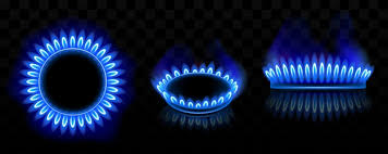 Blue Flame Glowing Fire Ring