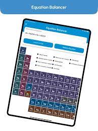 Chemical Equation Balancer App On The