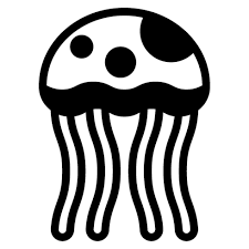 Jellyfish Logo Icon Design Template