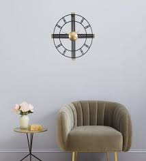 Buy The Brown Sphere Wooden Wall Clock