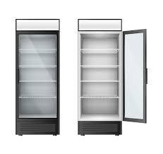Vertical Glass Refrigerators Showcase