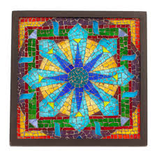 Colored Glass Mosaic Wall Hanging In