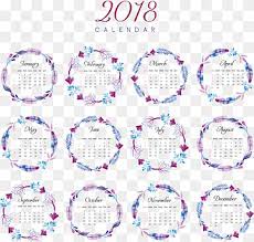 2018 Desk Calendar Png Images Pngwing