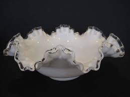 Milk Glass Candy Dish