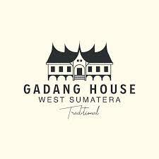 Gadang House With Vintage Style Logo