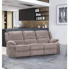 Straight Reclining Sofa