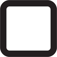 Square Outline Icon For