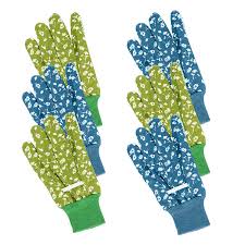 Cotton Gardening Gloves 3 Pack M