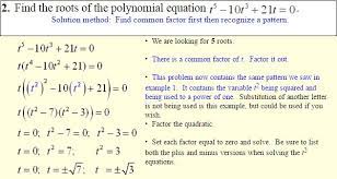 Solving Polynomials Equations Of Higher