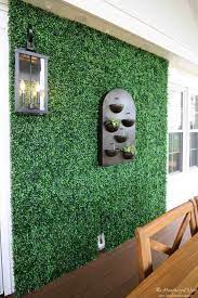 How To Make A Faux Diy Boxwood Wall In