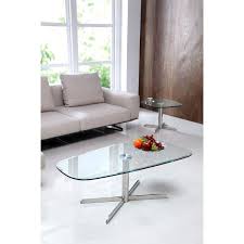 Icon Glass Coffee Table Clear Glass