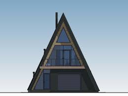 A Frame Cabin House Plans 70x40 Small 3
