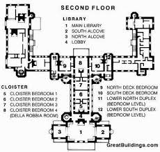 San Simeon Library Castle Floor Plan