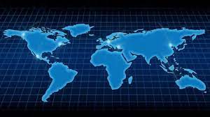 World Map Network Stock Footage